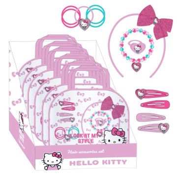 Pacote blister de acessórios de beleza Hello Kitty  - 1