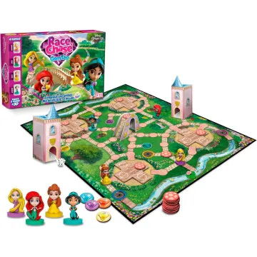 Jogo de tabuleiro Race Chase Princesas da Disney  - 1