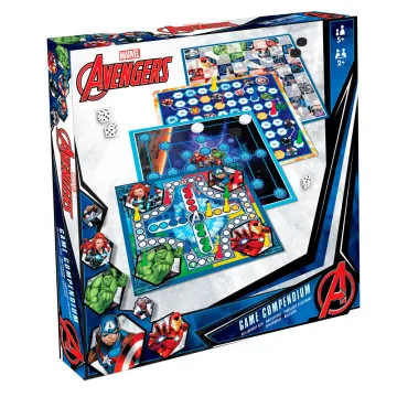 Conjunto 4 jogos de tabuleiro Os Vingadores Vingadores Marvel  - 1