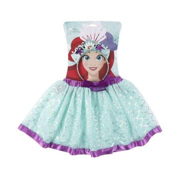 Conjunto de tiara + tutu da Pequena Sereia Disney  - 1