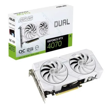 Asus Dual GeForce RTX 4070 EVO White OC Edition/placa gráfica 12GB GDDR6X ASUS - 1