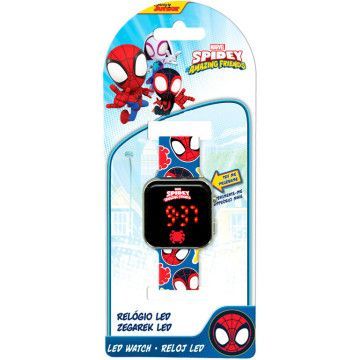 Spidey the Amazing Friends Relógio LED da Marvel KIDS LICENSING - 1