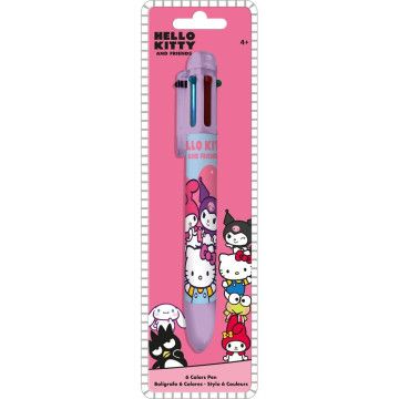 Caneta esferográfica 6 cores Hello Kitty e Friends KIDS LICENSING - 1
