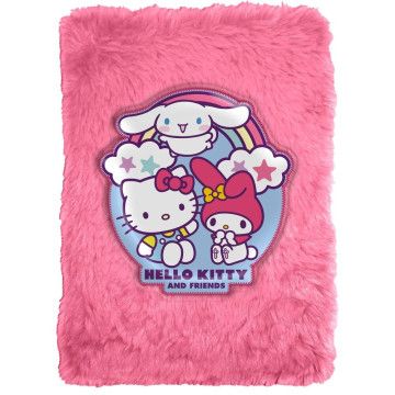 Caderno de pelúcia A5 Hello Kitty e Friends KIDS LICENSING - 1