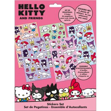 Conjunto de adesivos Hello Kitty e amigos KIDS LICENSING - 1