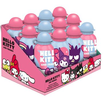 Cantil de alumínio Hello Kitty e Friends 500ml sortido KIDS LICENSING - 1