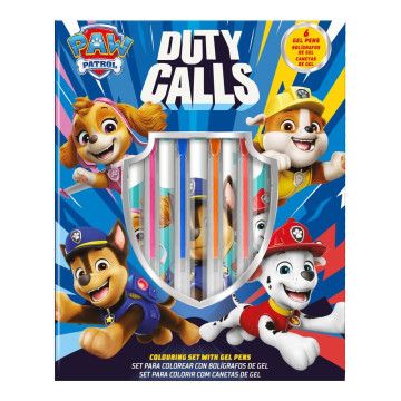Caderno de atividades + 6 canetas de gel Paw Patrol KIDS LICENSING - 1