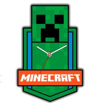 Relógio de parede Minecraft KIDS LICENSING - 1