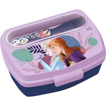 Sanduicheira Disney Frozen + talheres STOR - 1