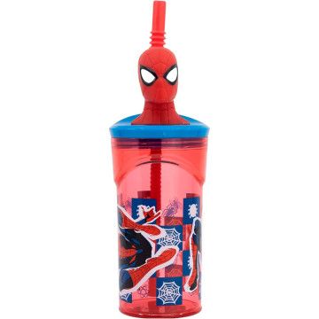 Copo de figura 3D do Homem-Aranha Marvel 360ml STOR - 1