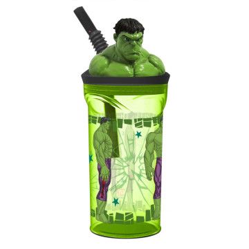 Copo de figura 3D Hulk Marvel 360ml STOR - 1