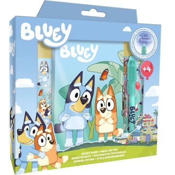 Diário + caneta mágica Bluey KIDS LICENSING - 1