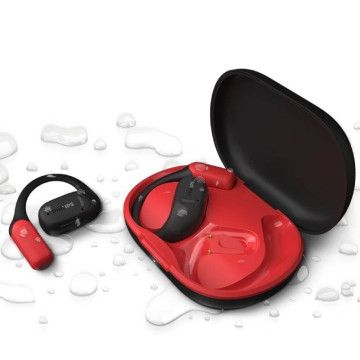 Philips TAA6709BK Fones de ouvido esportivos Bluetooth com estojo de carregamento / autonomia de 7h / preto e vermelho PHILIPS -