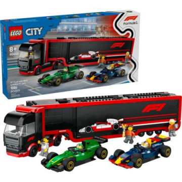 LEGO Camião F1 com Carros RB20 e AMR24 60445 LEGO - 1