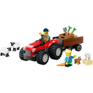 LEGO Trator Agrícola Vermelho Reboque Ovelha 60461 LEGO - 2