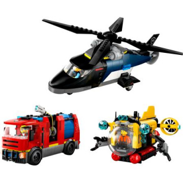 LEGO Helicóptero Camião Bombeiros Submarino 60462 LEGO - 2