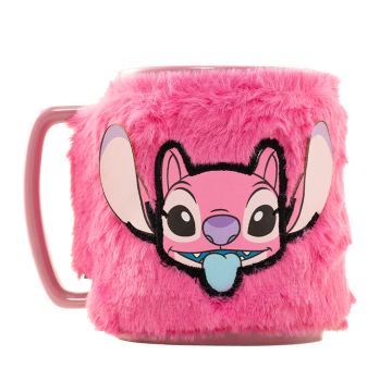 Caneca com capa de pelúcia Disney Angel 440ml PYRAMID - 1