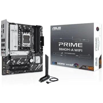 Placa-mãe Asus PRIME B840M-A WIFI soquete AM5 / Micro ATX ASUS - 1