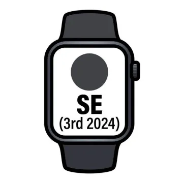 Apple Watch SE 3º V2/ GPS/ Celular/ 44 mm/ Caixa de alumínio Midnight/ Pulseira esportiva Midnight M/L Apple - 1