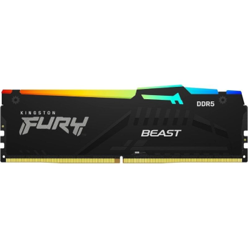 Memória RAM Kingston FURY Beast RGB 8GB/ DDR5/ 6000 MHz/ 1,35 V/ CL36/ DIMM KINGSTON - 1