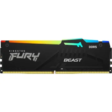 Memória RAM Kingston FURY Beast RGB 8GB/ DDR5/ 6000 MHz/ 1,35 V/ CL36/ DIMM KINGSTON - 1