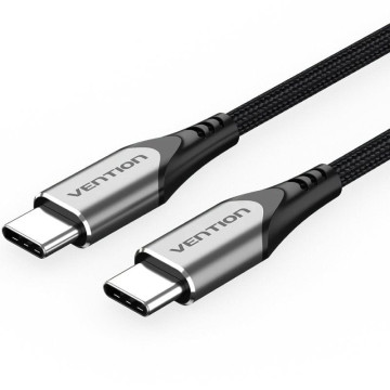 Vention TADHG Cabo USB 2.0 Tipo C/ USB Tipo C Macho - USB Tipo C Macho/ Até 60 W/ 480 Mbps/ 1 m/ Cinza VENTION - 1