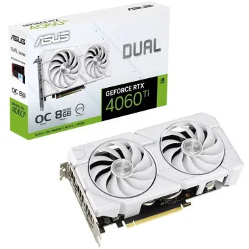 Asus Dual GeForce RTX 4060 Ti EVO OC White Edition/placa gráfica 8GB GDDR6 ASUS - 1