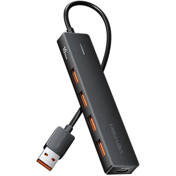 Vention CHOBB Hub USB 3.2/ 4xUSB/ 1xUSB Tipo-C PD/ 15cm/ Preto VENTION - 1