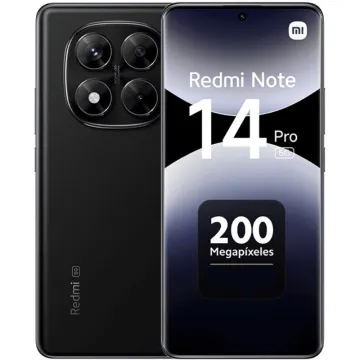 Xiaomi Redmi Note 14 Pro Smartphone 12GB/ 512GB/ 6,67'/ 5G/ Preto meia-noite XIAOMI - 1