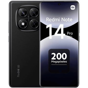 Xiaomi Redmi Note 14 Pro Smartphone 12GB/ 512GB/ 6,67'/ 5G/ Preto meia-noite XIAOMI - 1