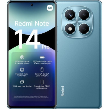 Smartphone Xiaomi Redmi Note 14 Pro 8GB/ 256GB/ 6,67'/ Azul XIAOMI - 1