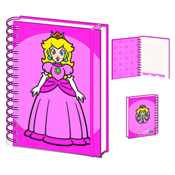 Caderno A5 Peach Super Mario Bros PYRAMID - 1