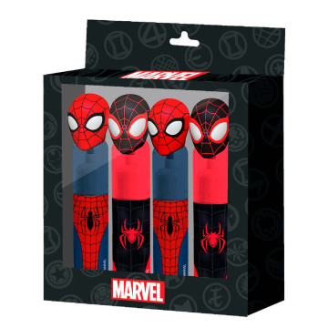 Blister de 4 marcadores Spiderman Marvel KARACTERMANIA - 1