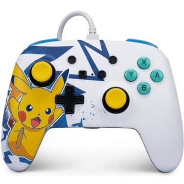 CONTROLADOR DE ENERGIA PARA NINTENDO SWITCH COM CABO PIKACHU POWER A - 1