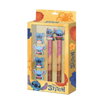 Caneta Blister + Lápis + Borrachas Disney de 4 pontos KARACTERMANIA - 1