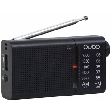 Rádio Portátil Qubo RS-2 / Preto QUBO - 1