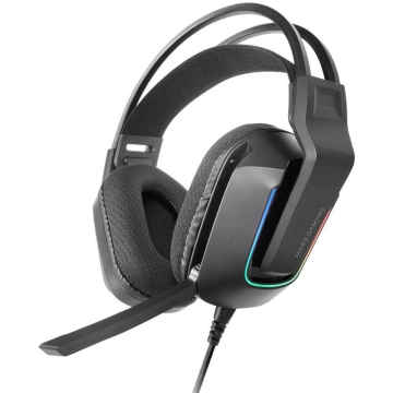 Fones de ouvido para jogos com microfone Mars Gaming MH-Strike/ Jack 3.5/ USB/ Preto Mars Gaming - 1