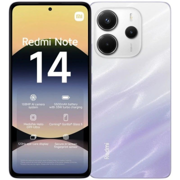 Xiaomi Redmi Note 14 Smartphone 6GB/ 128GB/ 6,67'/ Roxo XIAOMI - 1