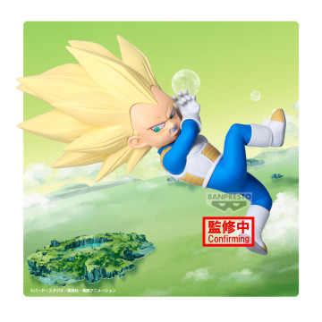Vegeta com painel Dragon Ball Daima figura 13cm BANPRESTO - 1