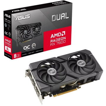 Placa de vídeo Asus Dual Radeon RX 7600 EVO OC/ 8 GB GDDR6 ASUS - 1