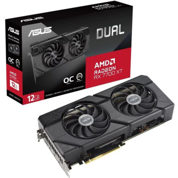 Placa de vídeo Asus Dual Radeon RX 7700 XT OC/ 12 GB GDDR6 ASUS - 1