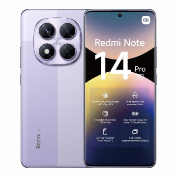 Xiaomi Redmi Note 14 Pro 5G Dual Sim 12GB RAM 512GB - Lavender Purple XIAOMI - 1