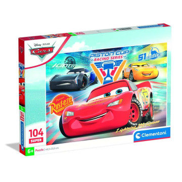Quebra-cabeça Disney Pixar Super Cars 104 peças CLEMENTONI - 1