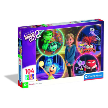 Quebra-cabeça Inside Out 2 Disney Pixar 104 peças CLEMENTONI - 1