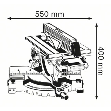 BOSCH - Serra GTM 12 JL Prof. 0601B15001 BOSCH - 2