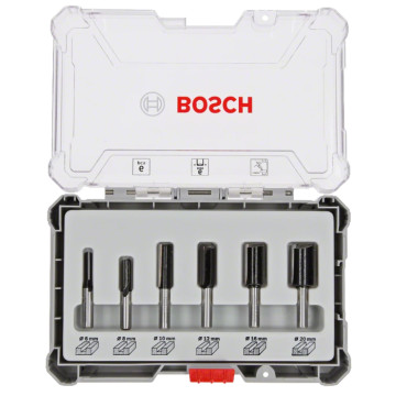 BOSCH - Set 6 Fresas Ranhurar 6mm 2607017465 BOSCH - 1