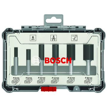 BOSCH - Set 6 Fresas Ranhurar 6mm 2607017465 BOSCH - 2