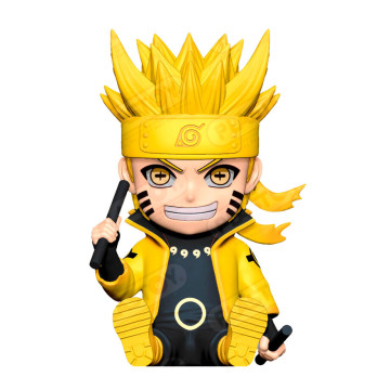 Naruto Rikudo Naruto Shippuden cofrinho figura 15cm PLASTOY - 1