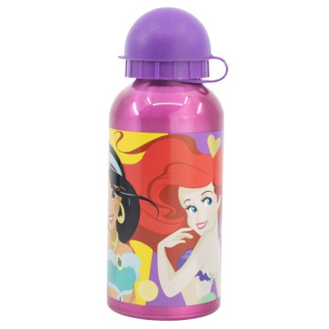 Garrafa de água de alumínio das princesas da Disney brilhantes e ousadas 400ml STOR - 1