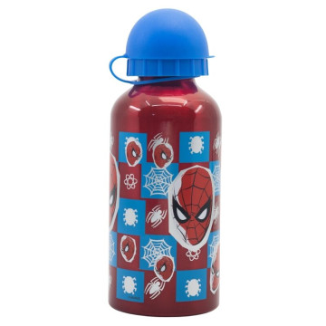 Cantil de alumínio Arachnid Grid Spiderman Marvel 400ml STOR - 1